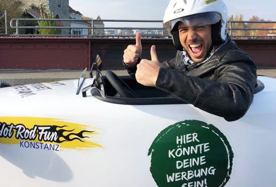 Deine Werbung auf Touren: Hot Rod Fun als Werbefläche