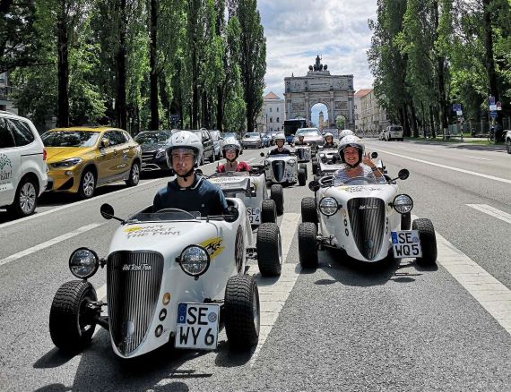 München erkunden mit Hot Rod Fun